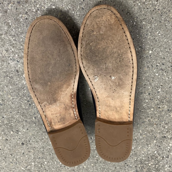 Weejuns G.H. Bass & Co. Navy "Viviana" Penny Loafer Size 8.5 - Picture 13 of 16